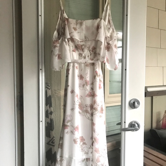Floral Chiffon Midi Dress - Picture 8 of 9